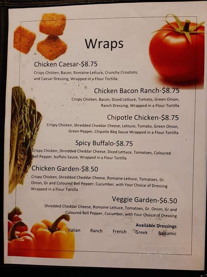 Biloxy's Wings & Things - Marathon, ON menu_pic