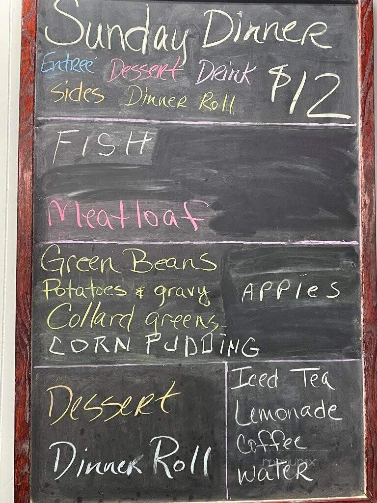 Abe's Awesome Cafe - Hodgenville, KY menu_pic