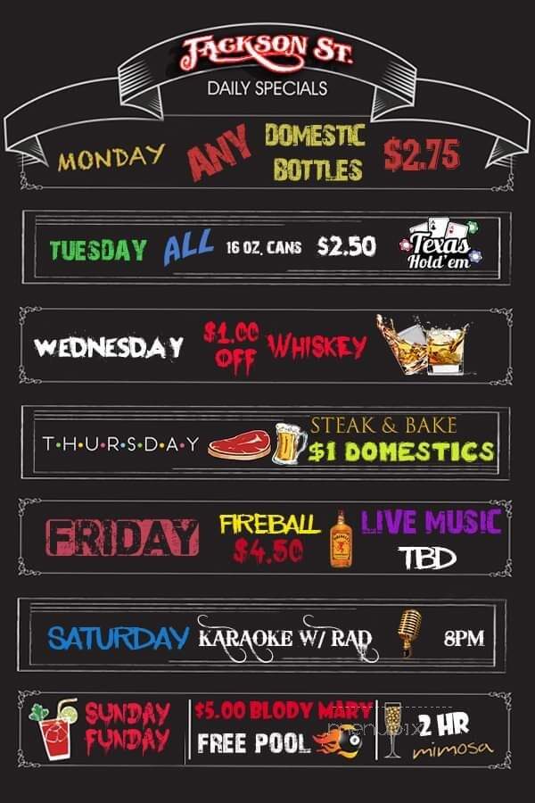 Jackson St Bar and Grill - Spokane, WA