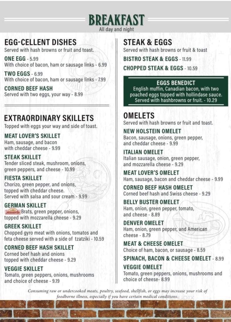 Korner Kitchen - New Holstein, WI menu_pic