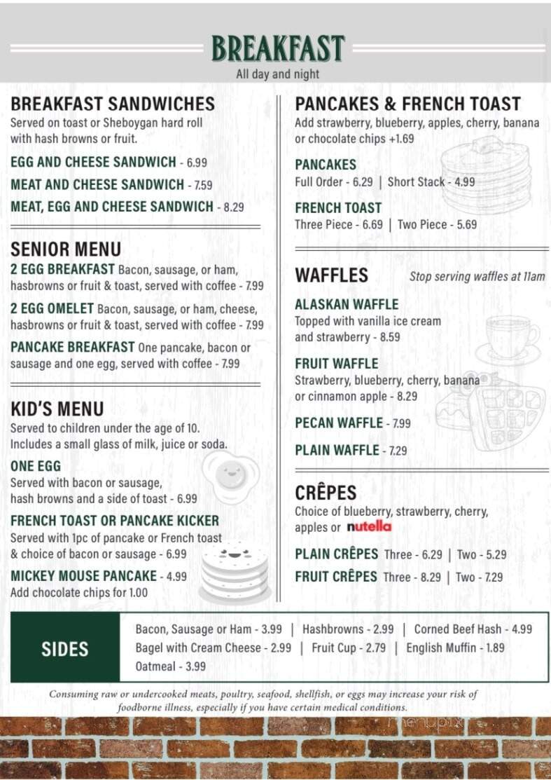 Korner Kitchen - New Holstein, WI menu_pic