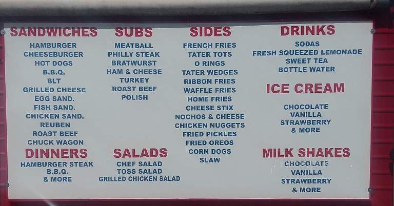 Eat With Otis - Pounding Mill, VA menu_pic