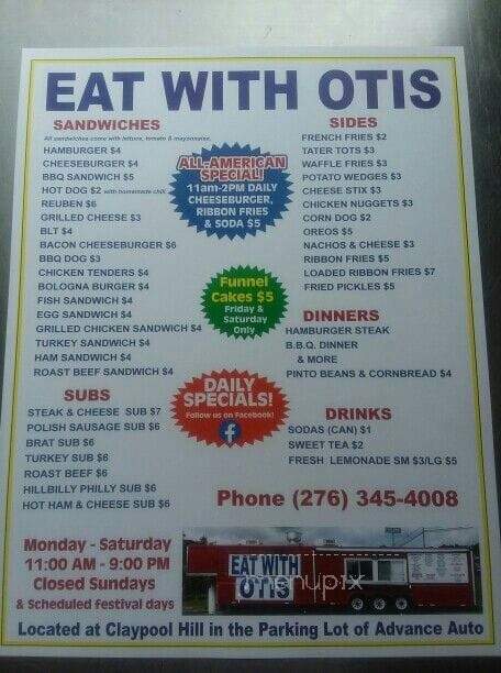 Eat With Otis - Pounding Mill, VA