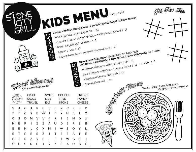 Stone City Grill - Evansville, IN menu_pic