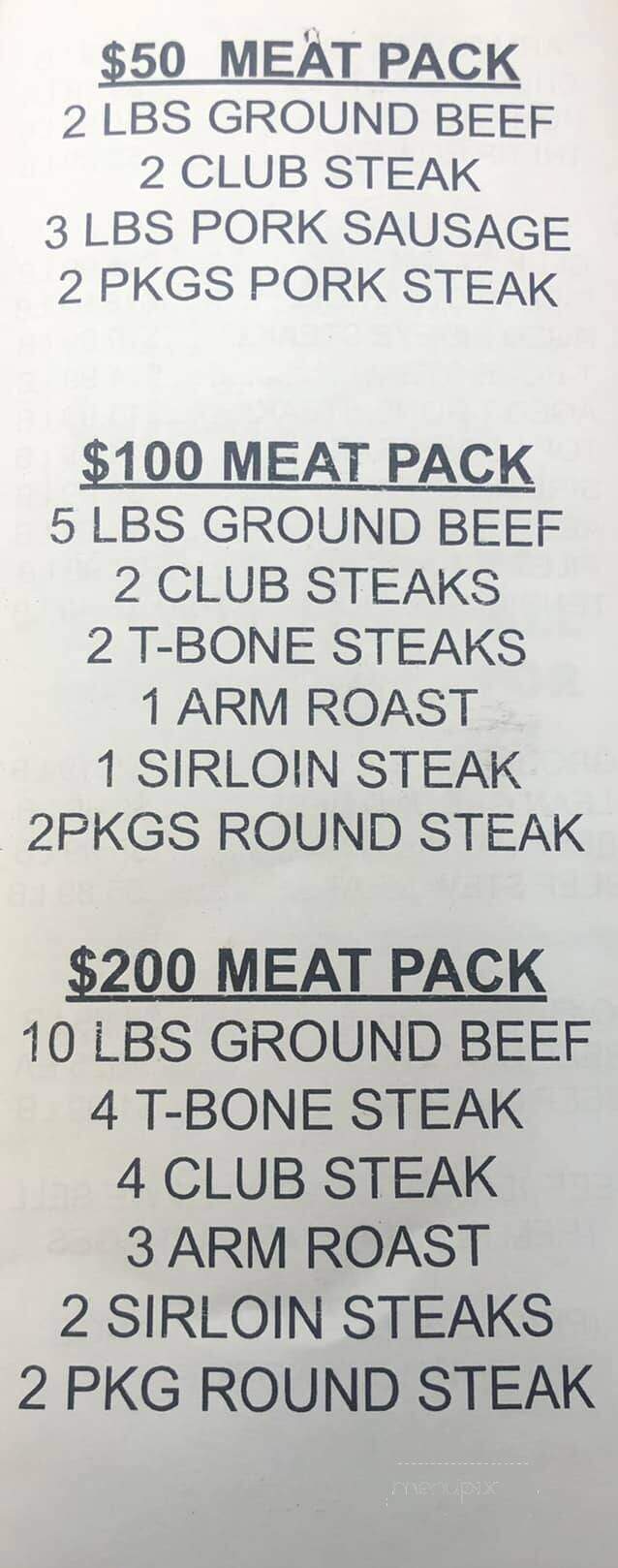 Quartz View Meat - Altus, OK menu_pic