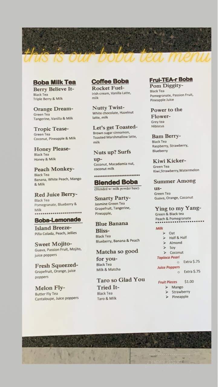 Brewed Awakening Deli and Treats - Grandview, WA menu_pic