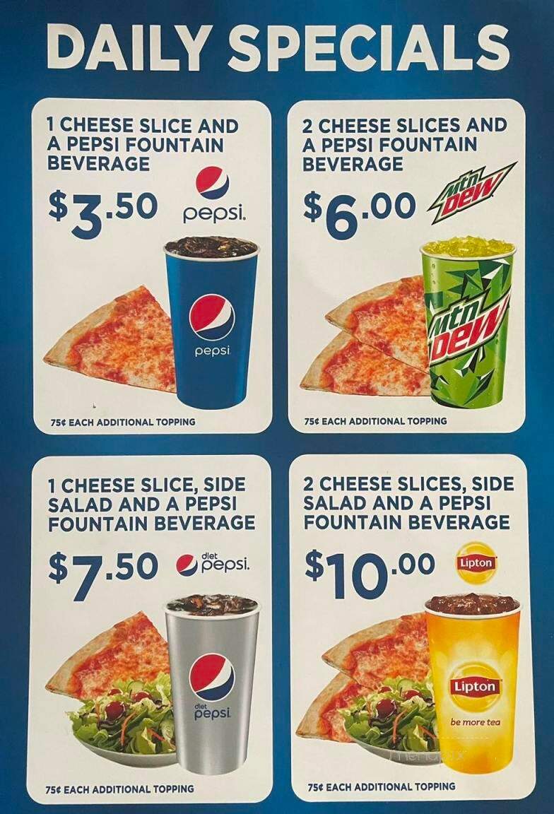 Joe & Vinnys Pizzeria - Oxford, NY menu_pic