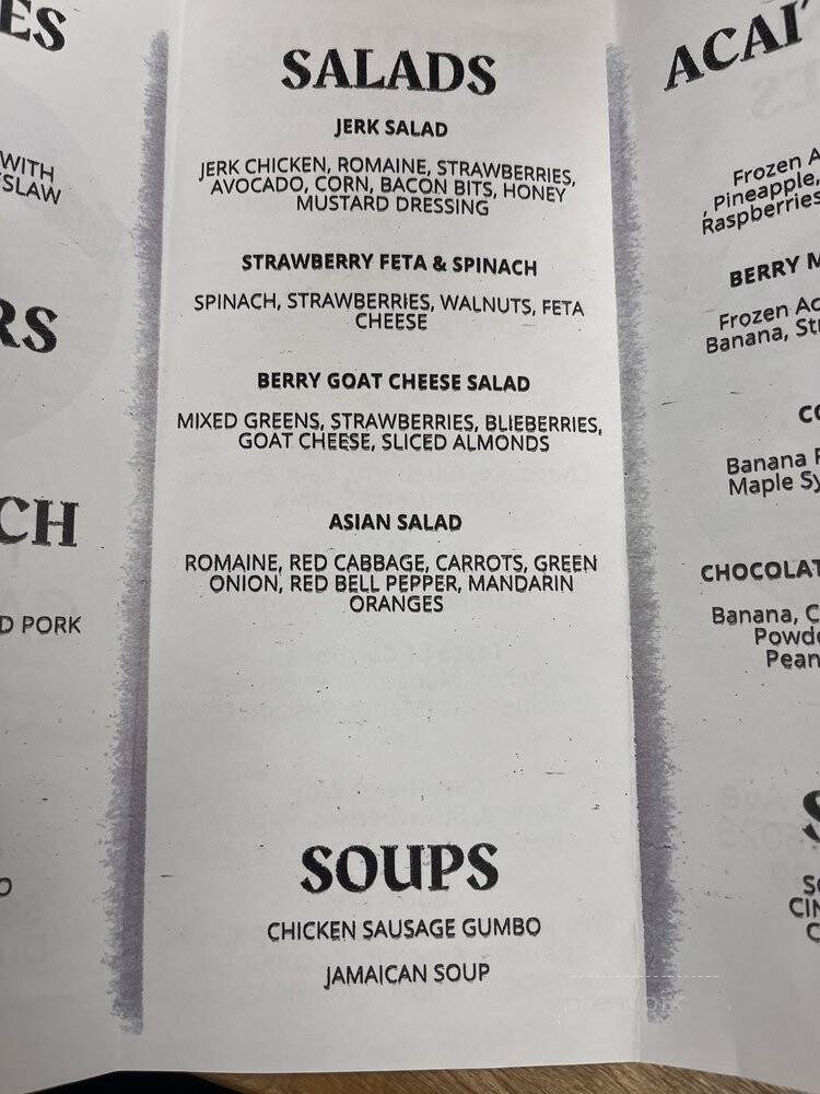 Taste Of the Caribbean - Dunsmuir, CA menu_pic