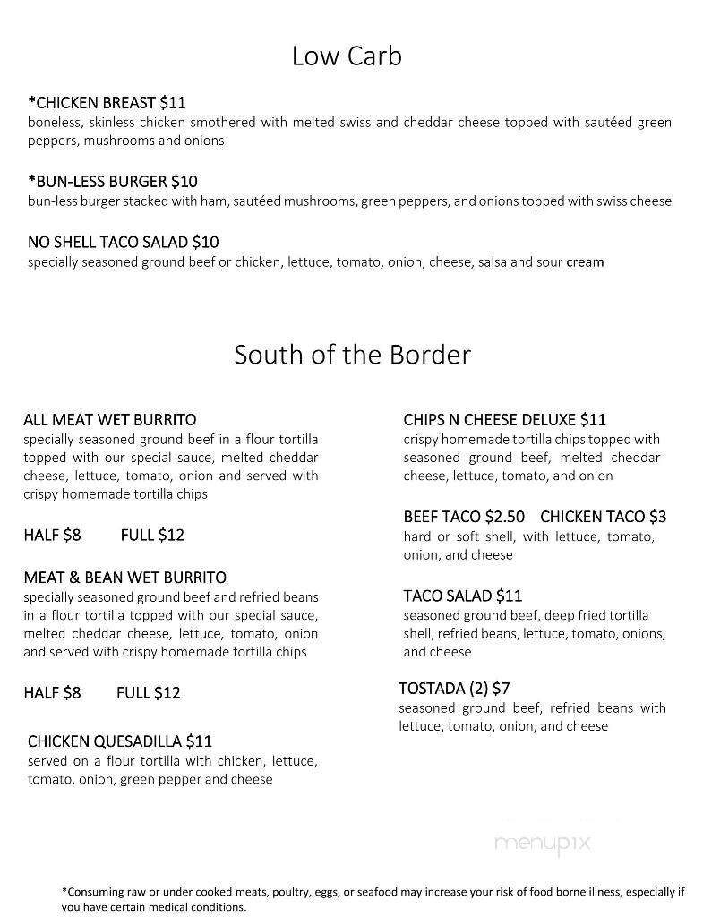 Trufant Tavern - Trufant, MI menu_pic