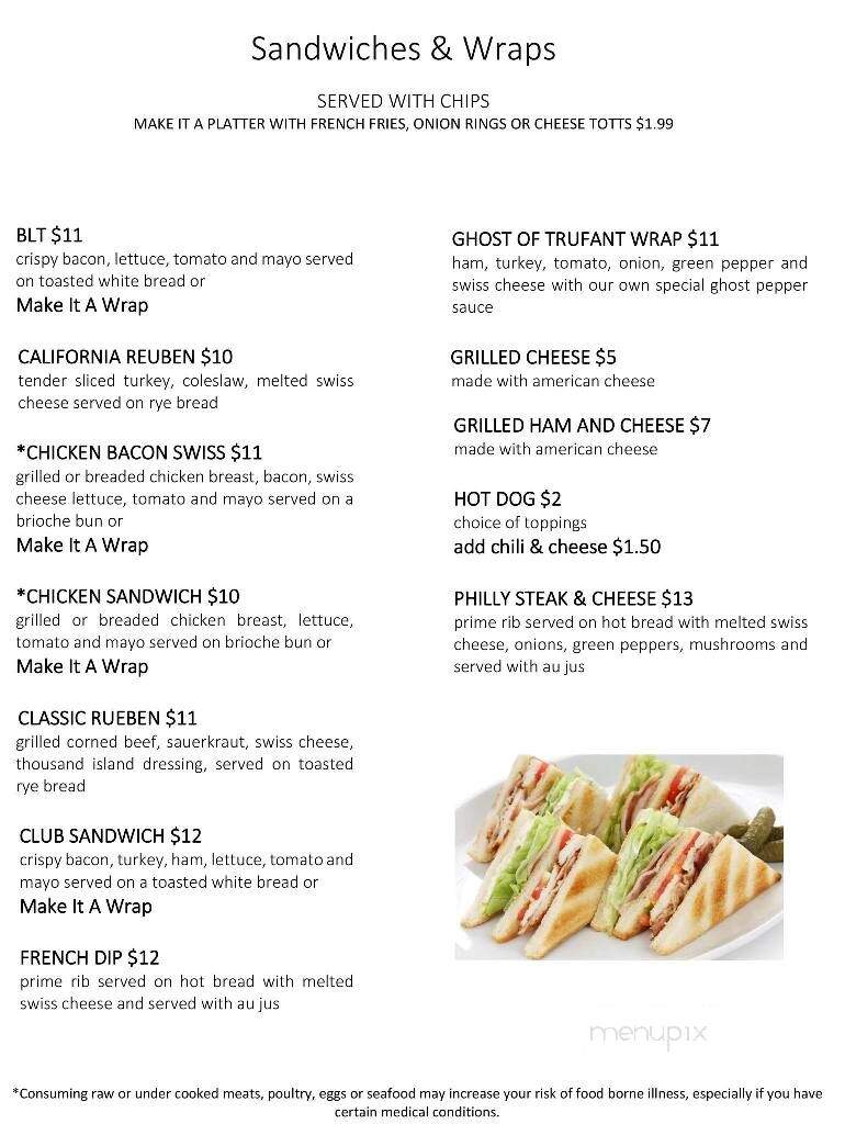 Trufant Tavern - Trufant, MI menu_pic
