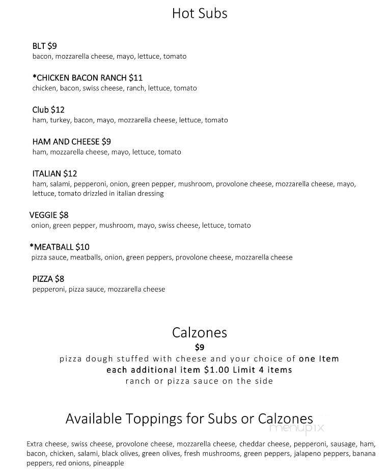 Trufant Tavern - Trufant, MI menu_pic