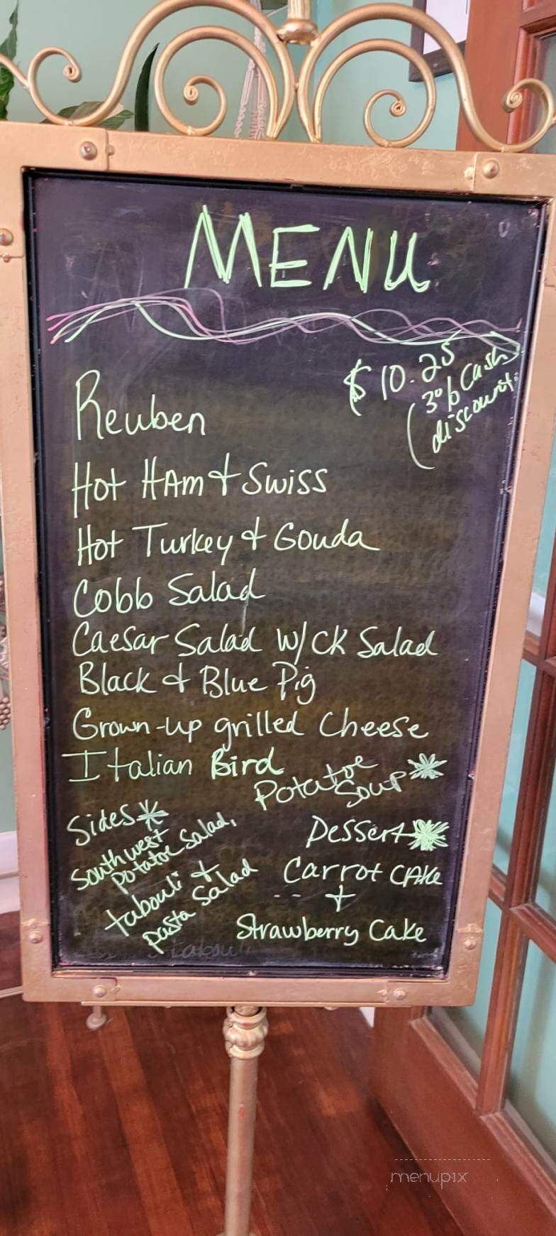 Tulip & Table - Eufaula, OK menu_pic