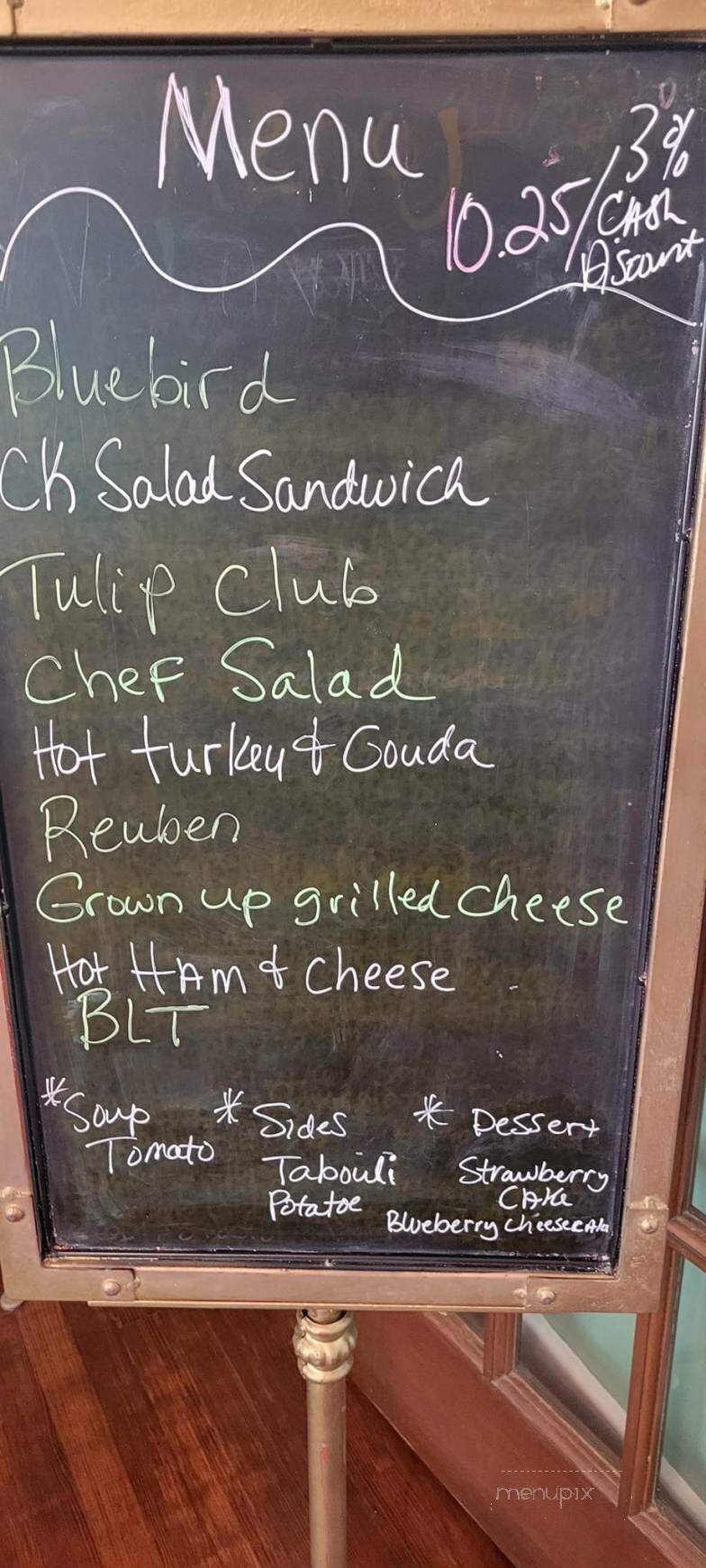 Tulip & Table - Eufaula, OK menu_pic