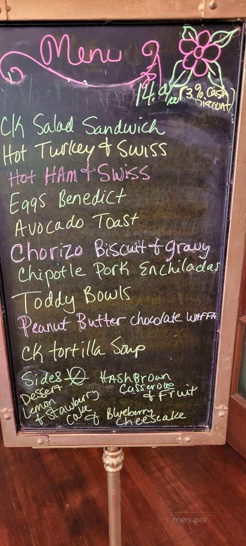 Tulip & Table - Eufaula, OK menu_pic