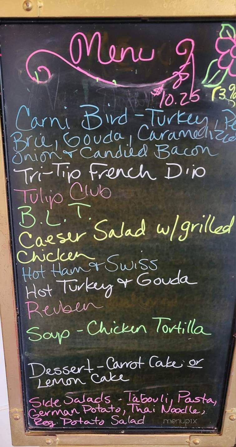 Tulip & Table - Eufaula, OK menu_pic