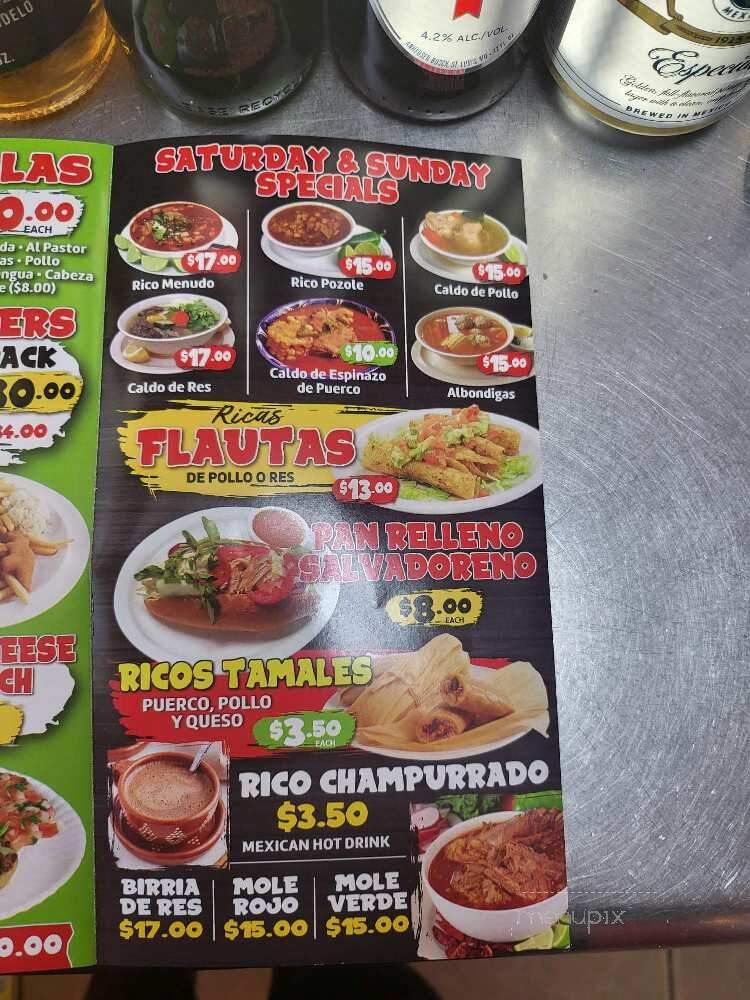 Tacos el Huatusi - Elma, WA menu_pic