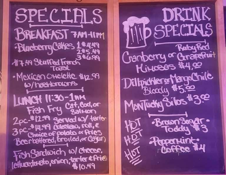 Shimmy's - La Crosse, WI menu_pic