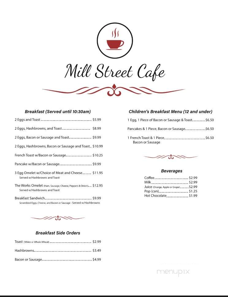 Mill Street Cafe - Fertile, MN