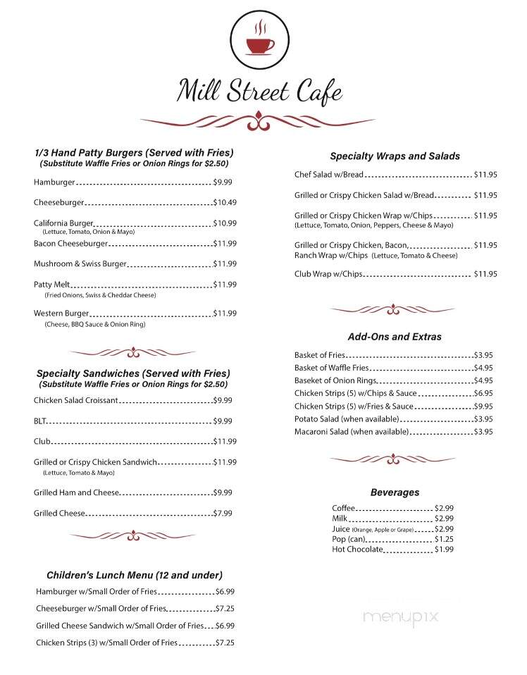Mill Street Cafe - Fertile, MN