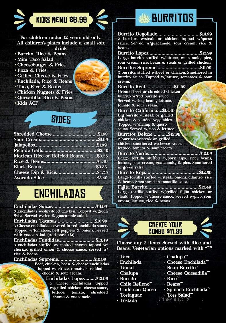 Senor Lopez - Pulaski, TN menu_pic