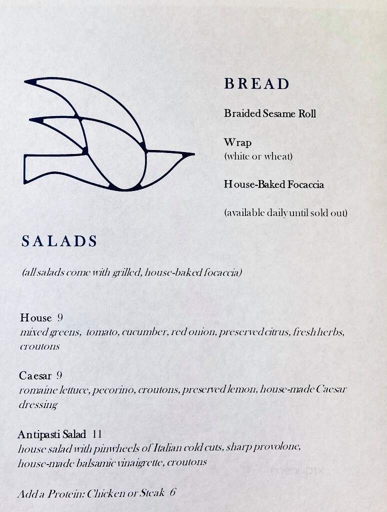 Bluebird Sandwiches and Pizza - Tewksbury, MA menu_pic