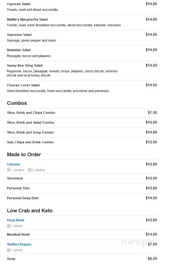 MaMa Mia Pizzeria - Benton, AR menu_pic