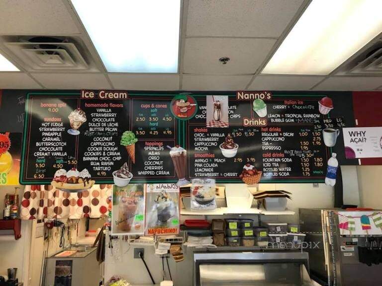 Nanno's Bakery - West Long Branch, NJ menu_pic