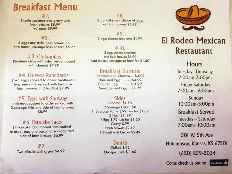 El Rodeo Mexican Restaurant - Hutchinson, KS