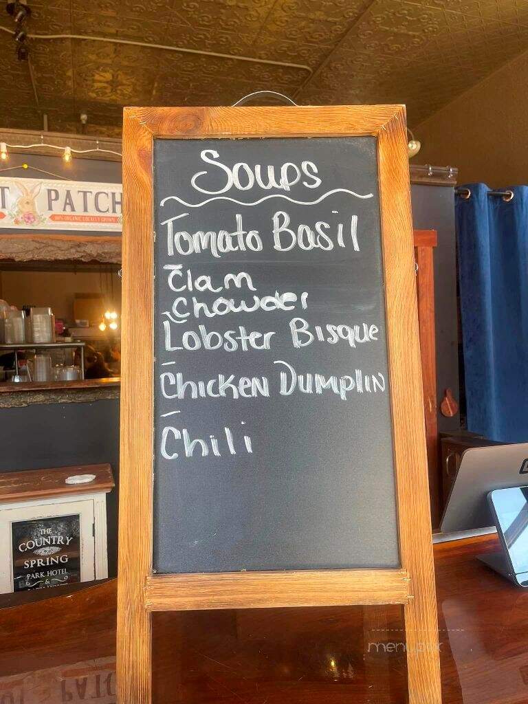 The Rustic Bluebird - Almont, MI menu_pic