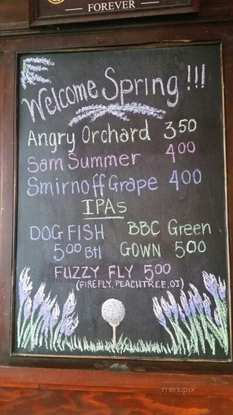 Victoria Bar - Greenfield, MA menu_pic