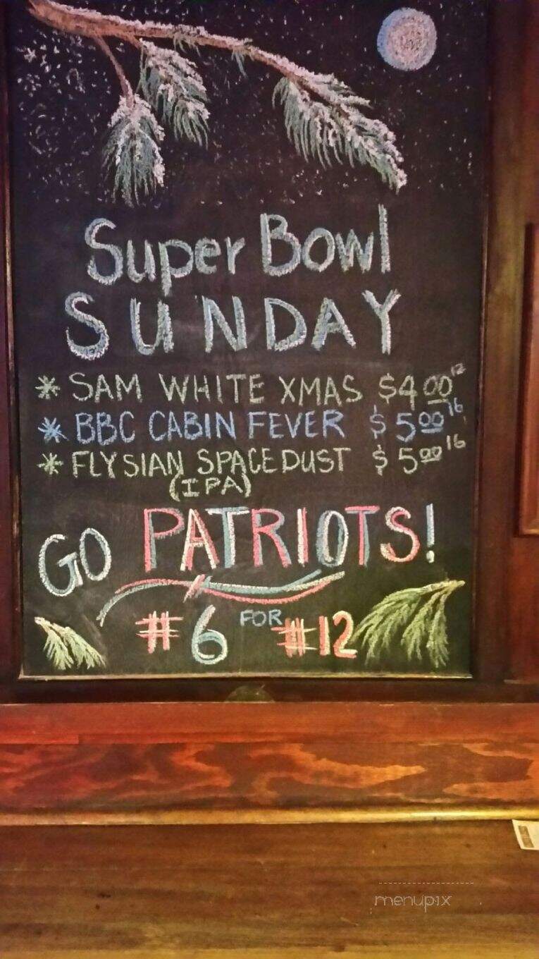 Victoria Bar - Greenfield, MA menu_pic