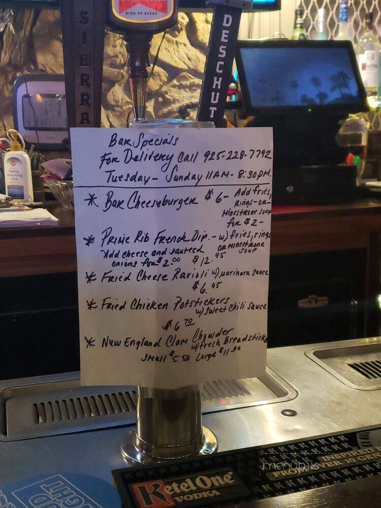 Nu-Rays - Martinez, CA menu_pic