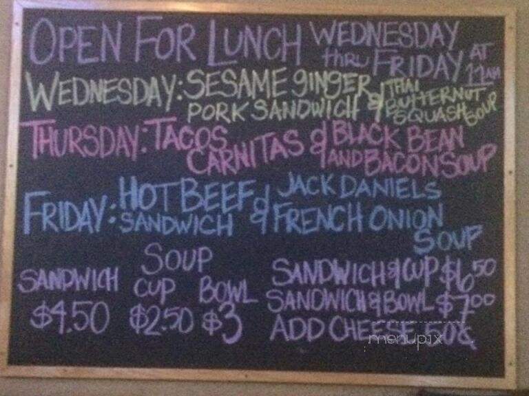 Mousetrap - Eau Claire, WI menu_pic
