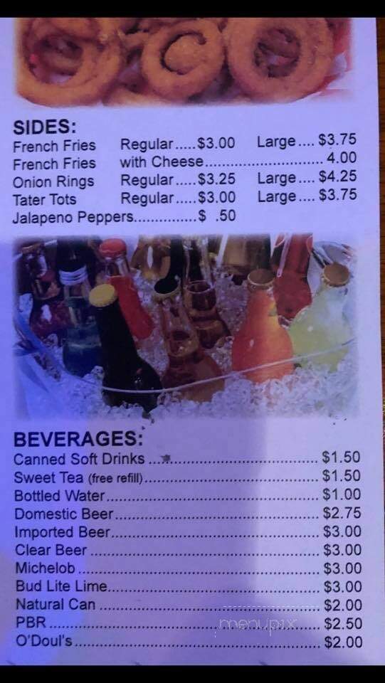 Red Dog Saloon Bar & Grill - Jackson, TN menu_pic