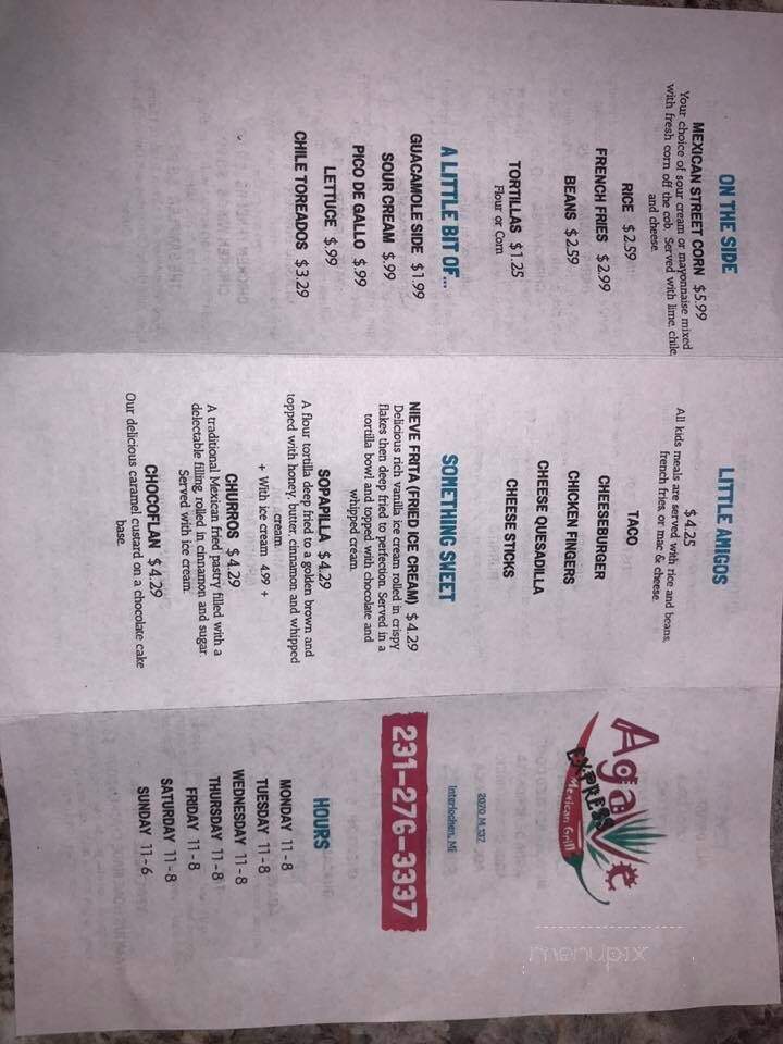 Mimi's Taqueria - Interlochen, MI menu_pic