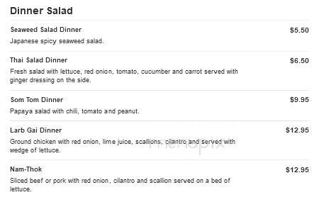 Sudy Thai - Delmar, NY menu_pic