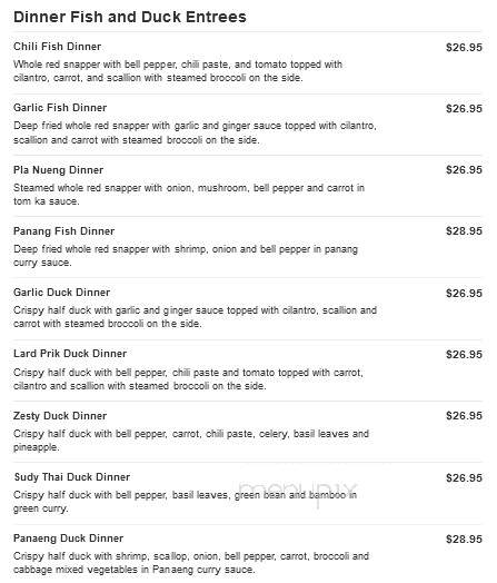 Sudy Thai - Delmar, NY menu_pic