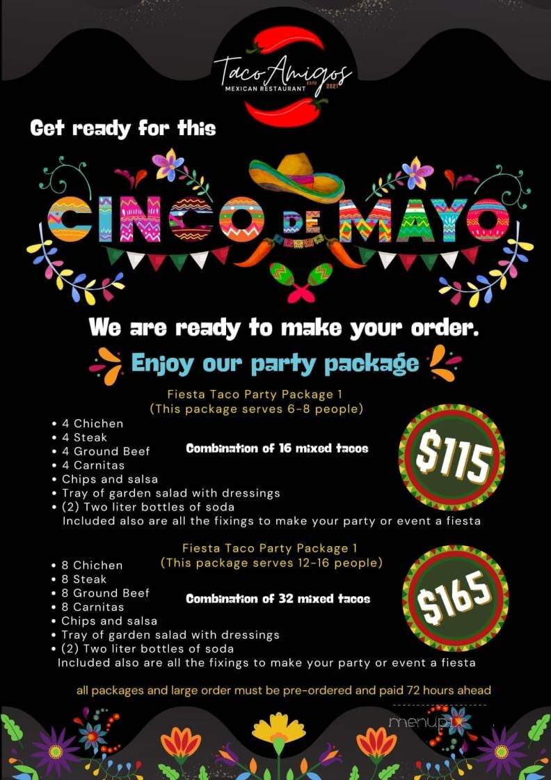 Three Amigos - Harrisburg, PA menu_pic