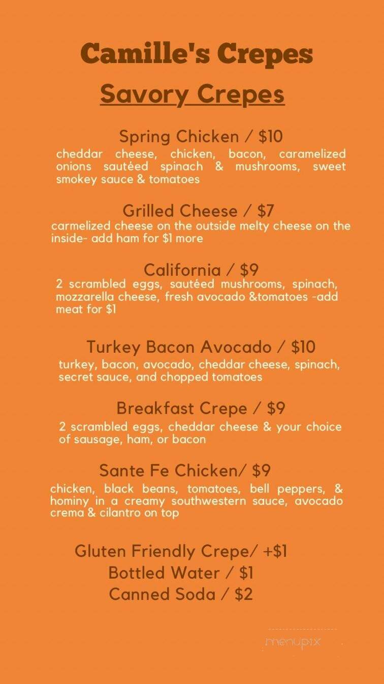 Camille's Crepes - Pocatello, ID menu_pic
