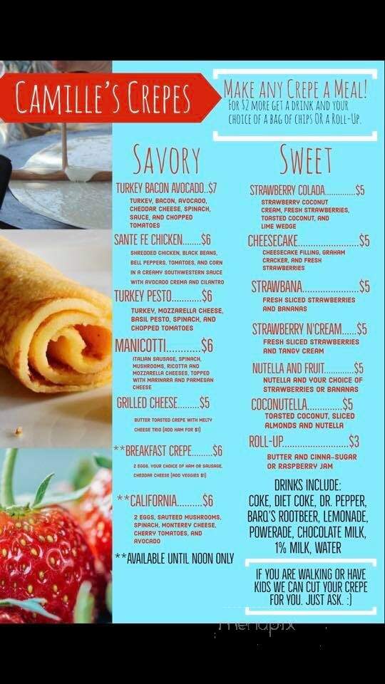 Camille's Crepes - Pocatello, ID menu_pic