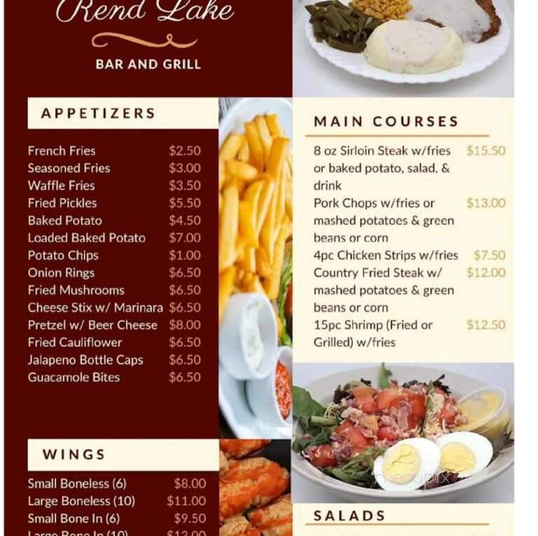 Rend Lake Liquors Bar and Grill - Buckner, IL menu_pic