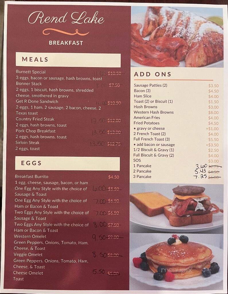 Rend Lake Liquors Bar and Grill - Buckner, IL menu_pic