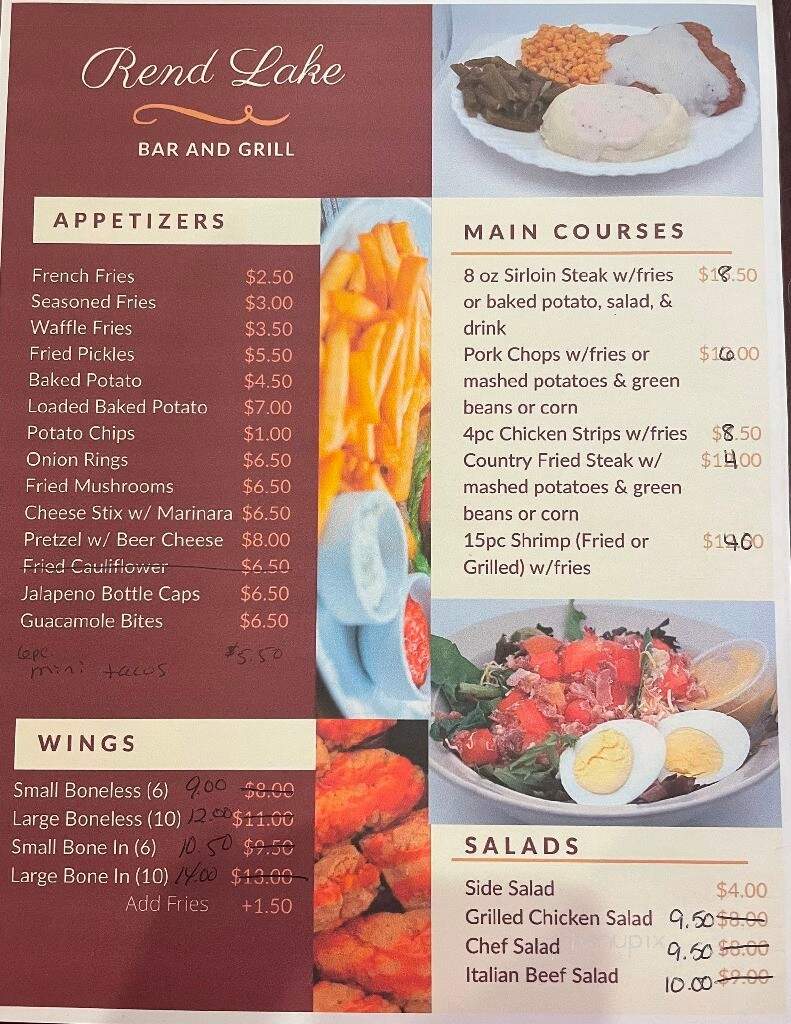 Rend Lake Liquors Bar and Grill - Buckner, IL menu_pic