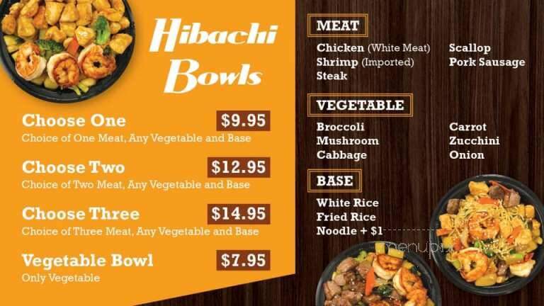 Yama Hibachi & Juicy Seafood - Hammond, LA menu_pic