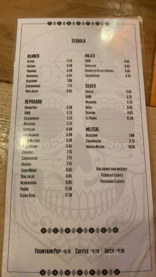 Los Puntos Cantina - Point Edward, ON menu_pic