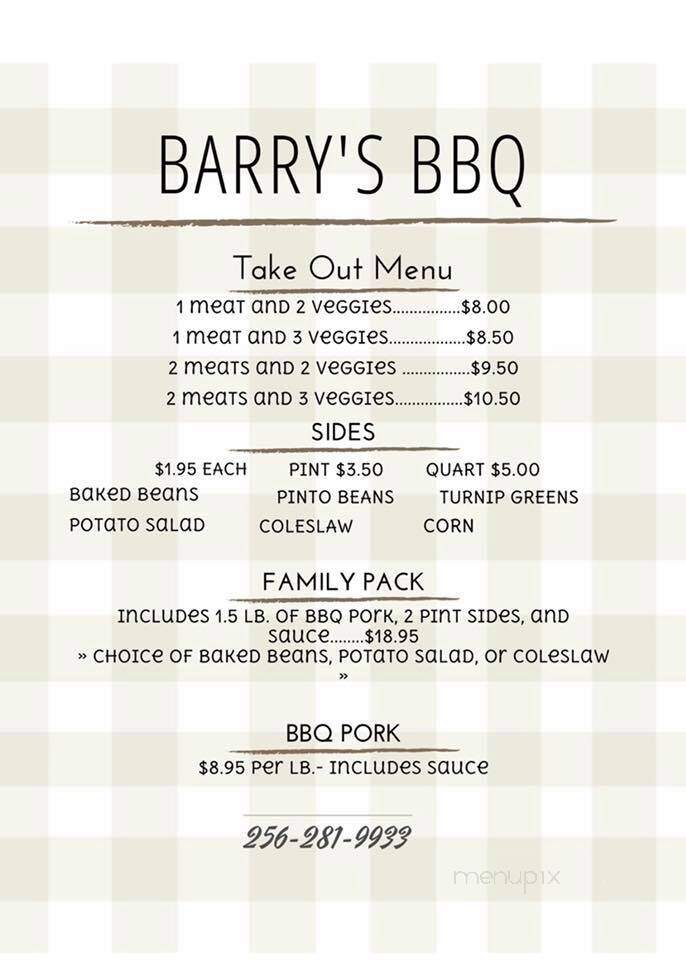 Barry's BBQ - Boaz, AL