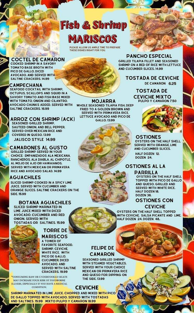 Garcia's Taqueria Sports Grill - Gallatin, TN menu_pic