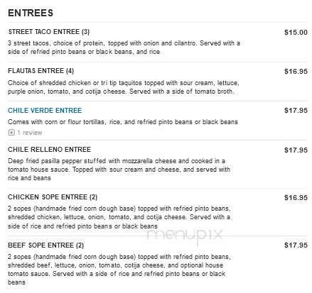 Off the 46 Mexican Bar & Grill - Paso Robles, CA menu_pic