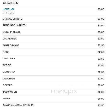 Off the 46 Mexican Bar & Grill - Paso Robles, CA menu_pic