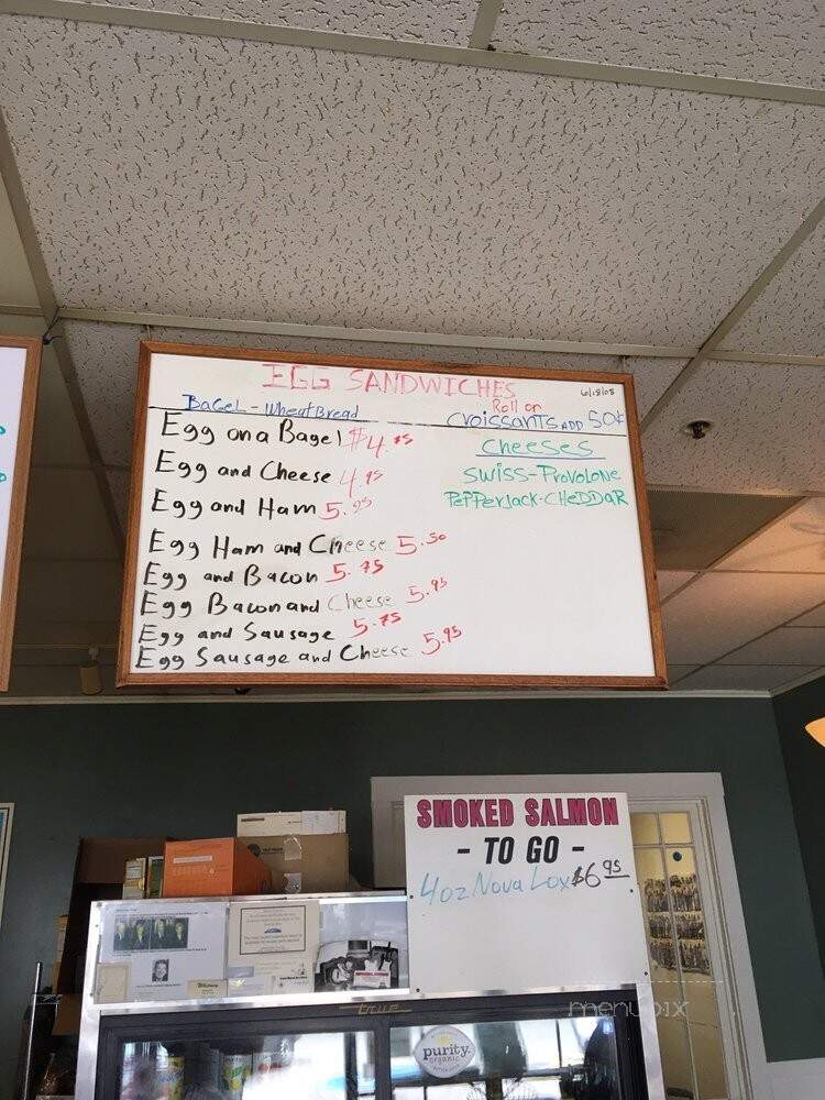 Bridgeway Bagel - Sausalito, CA menu_pic